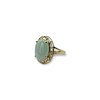vintage jade ring goud grieks design