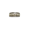 vintage ring parels rij diamant goud