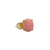nefriet jade ring roze 9 karaat goud vintage