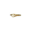 gouden parelring dames vintage ring