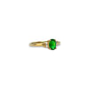 ring groene edelsteen 9 karaat goud