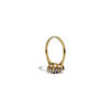 vintage cluster ring paars amethist karaat goud