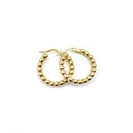gouden oorbellen bolletjes oorringen van goud bubble hoops