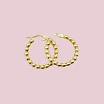 gouden oorringen bubbels of bolletjes oorbellen