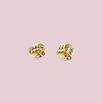 Vintage_gouden_oorbellen_knoopjes gouden oorbellen knoopje studs goud