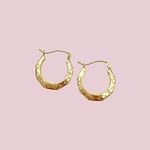 vintage gouden oorringen creolen van goud