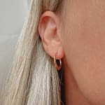 vintage gouden oorringen creolen van goud