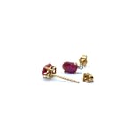 oorknopjes_robijn_diamant_vintage_goud_02 robijn oorknopjes goud met diamant vintage oorbellen