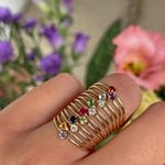 gouden geboortesteen ringen