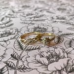 tweedehands ringen van goud en diamant