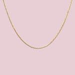 gouden ketting 60 cm lang goud