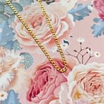 lange gouden ketting 60 cm vintage goud