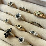 saffier ringen goud sieradenmeisje