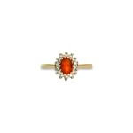 vuuropaal vintage ring diamant cluster