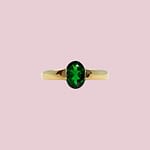 vintage_ring_chrome_diopside_solitair vintage ring met chrome diopside