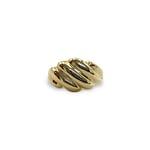 vintage croissant ring 9 karaat goud