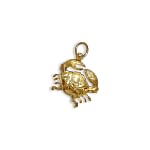 vintage_kreeft_sterrenbeeld_bedel_goud vintage kreeft sterrenbeeld bedel goud krab