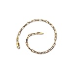 gouden vintage paperclip armband