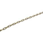 schakelarmband goud paper clip