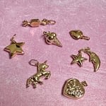 gouden hangers vintage bedels