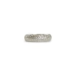 witgouden ring band diamant facet