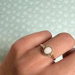 opaal ring goud sieradenmeisje