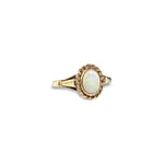 vintage gouden ring opaal