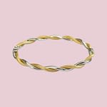 gouden bangle duo tone goud
