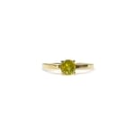 vintage ring sphene groen solitair