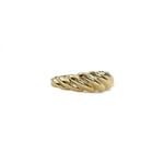 croissant band ring 9k goud