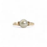 vintage ring parel solitair