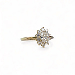 lady di ring zirkonia helder 9 karaat goud