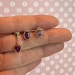 vintage_amethist_oorbellen_goud vintage amethist oorbellen goud