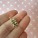 kat bedel gouden hanger