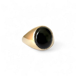 signet onyx zegelring goud dames en heren