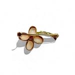vintage_broche_goud_tweedehands_robijn_opaal vintage broche goud tweedehands met robijn en opaal