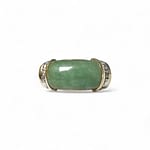 vintage_ring_jade_band_9K_goud vintage ring jade band ring van 9K goud