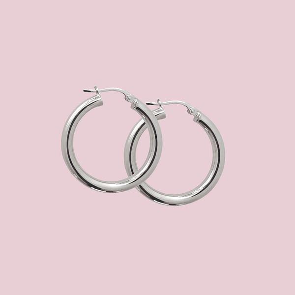 oorringen_hoops_witgoud_9_karaat oorringen hoops witgoud 9 karaat