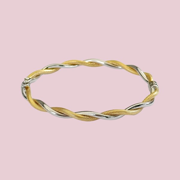 gouden bangle duo tone goud