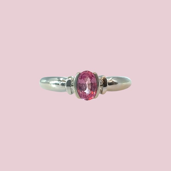 vintage_ring_roze_saffier_witgoud vintage ring roze saffier witgoud ring