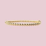 bangle van goud met bolletjes bubble bangle armband