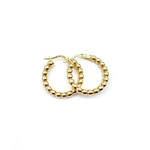 gouden oorbellen bolletjes oorringen van goud bubble hoops