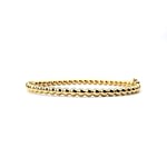 bangle van goud met bolletjes bubble bangle armband
