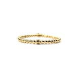 bangle van goud met bolletjes bubble bangle armband