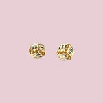 gouden oorbellen knoopje studs goud