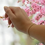 vintage armband rope goud