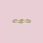 vintage eternity ring 0.15ct diamant