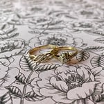 tweedehands ringen van goud en diamant