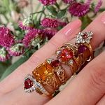 vintage gouden ringen van sieradenmeisje