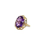 vintage amethist ring 9 karaat goud